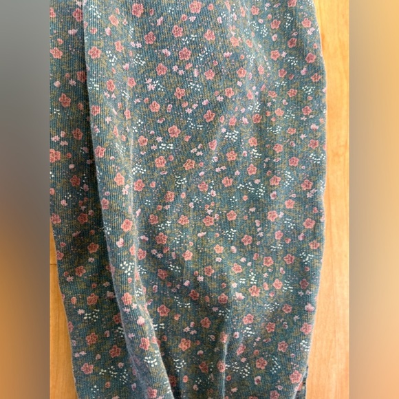 Vintage 90s Eddie Bauer Floral Oversized Corduroy Long Sleeve Button Up Shirt XL - Picture 5 of 5